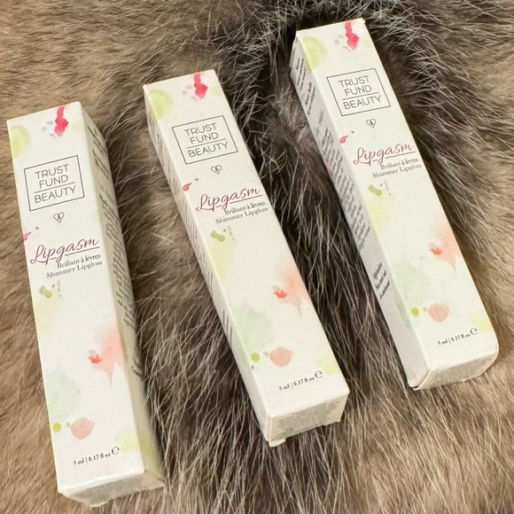 Lot of 3 “Trust Fund Beauty”‎ Lipgasm Shimmer Lipgloss DRIPPING IN SUCCESS - Picture 1 of 5